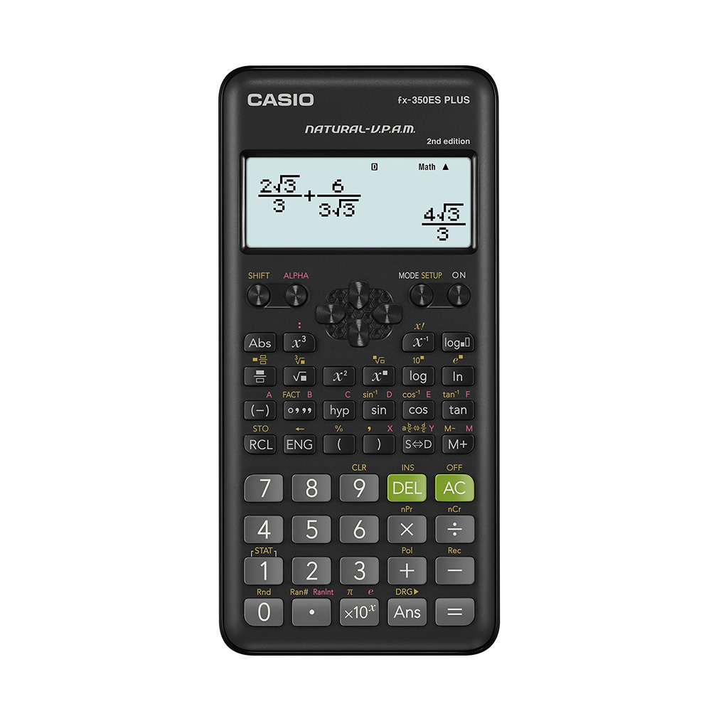CALCULADORA CASIO FX-350ESPLUS FX-350ES PLUS NEGRA - 1