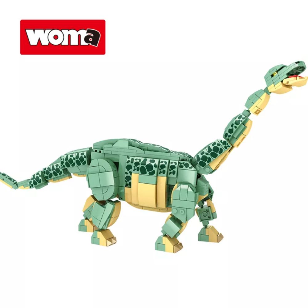 JUGUETE DE PIEZAS ARMABLE BRONTOSAURUS WOMA - 1