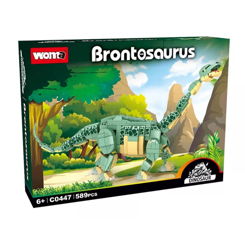 JUGUETE DE PIEZAS ARMABLE BRONTOSAURUS WOMA - 2