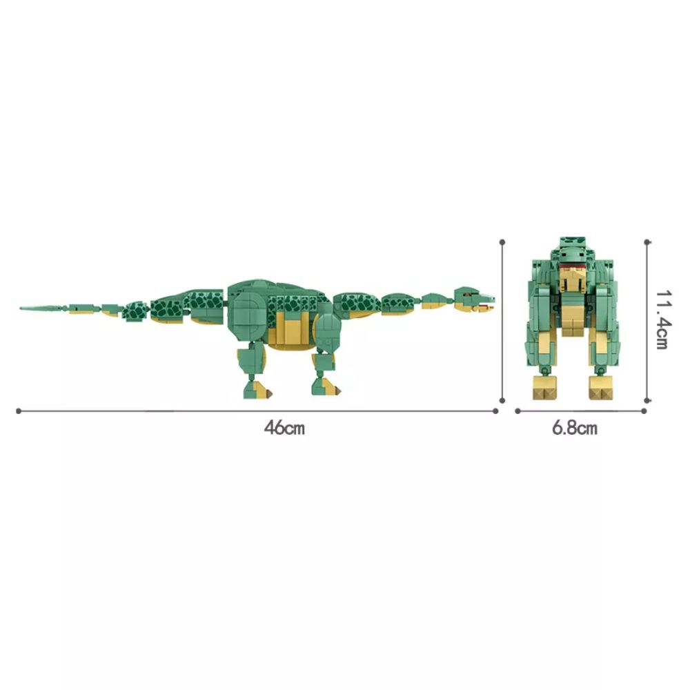 JUGUETE DE PIEZAS ARMABLE BRONTOSAURUS WOMA - 4