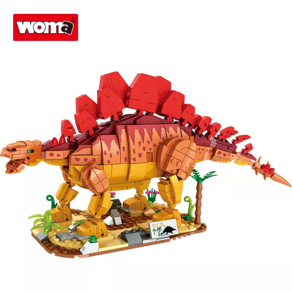 JUEGUETE ARMABLE DE DINOSAURIO STEGOSAURUS E - 2