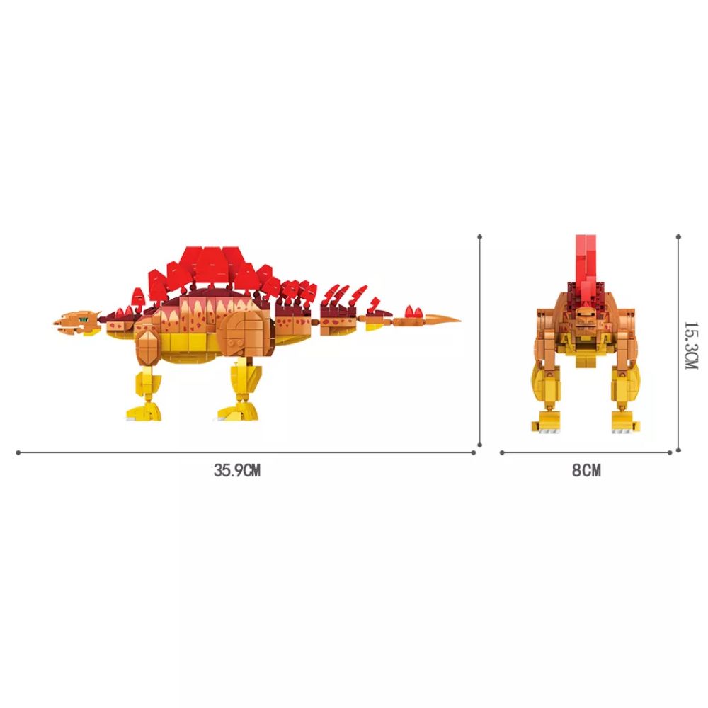 JUEGUETE ARMABLE DE DINOSAURIO STEGOSAURUS E - 3