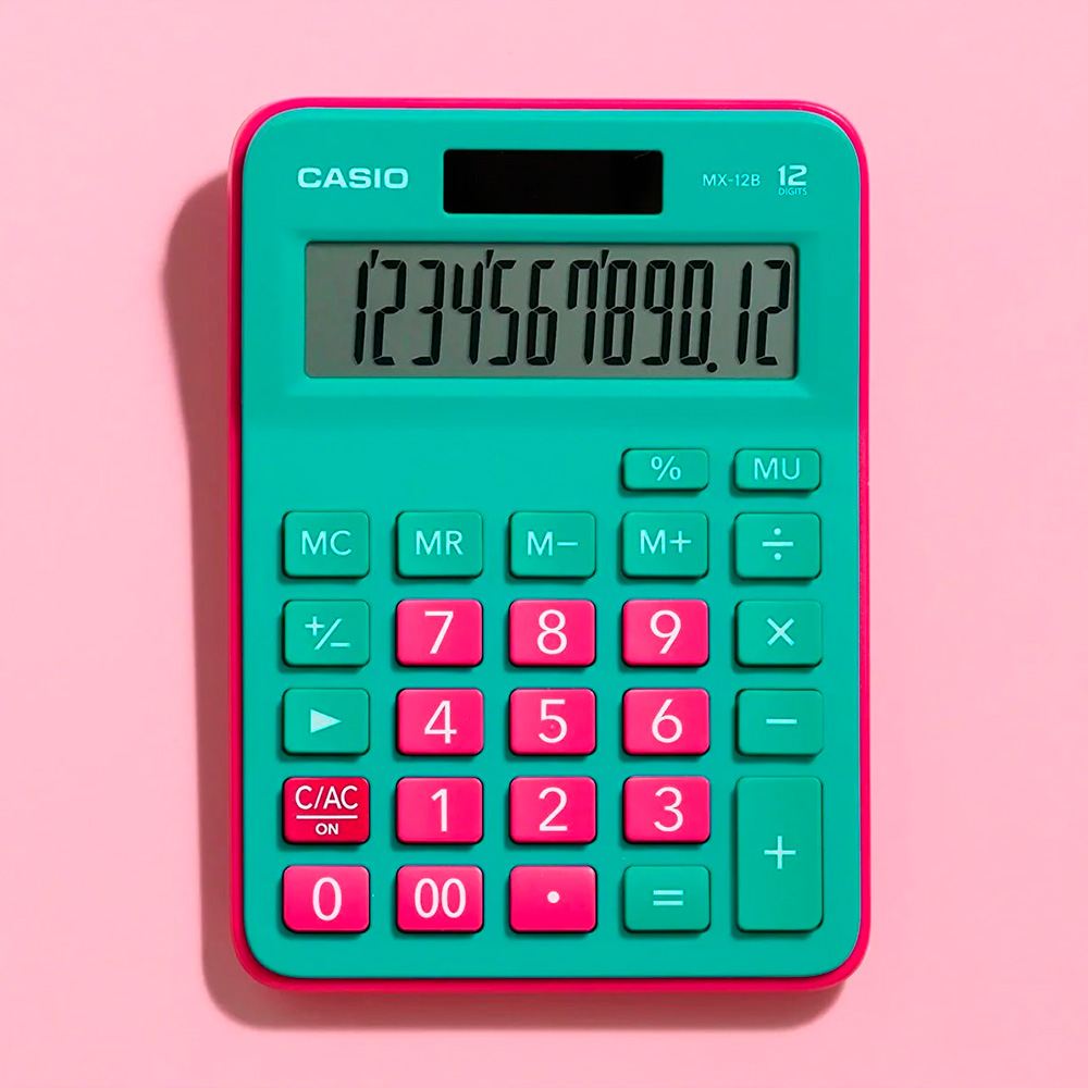 CALCULADORA CASIO MX-12B-GNRD SOBREMESA - 4