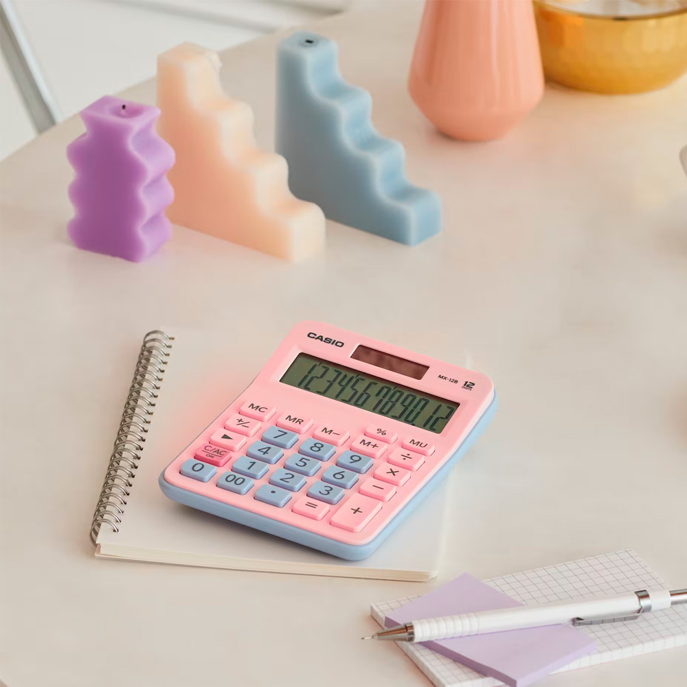 CALCULADORA CASIO MX-12B-PKLB SOBREMESA - 4