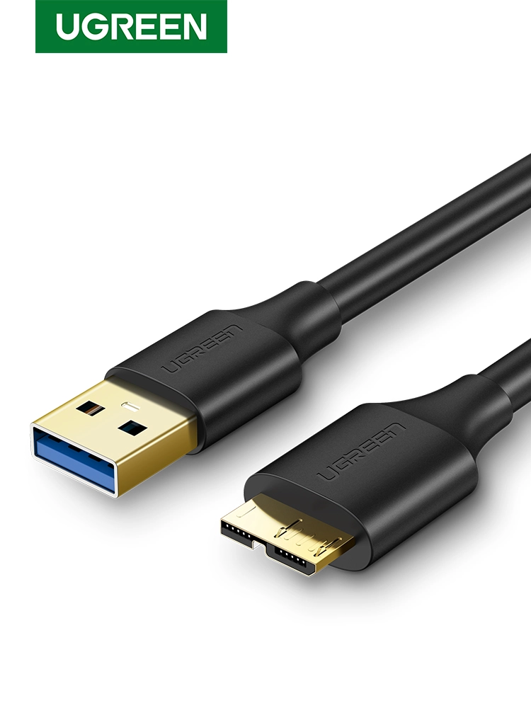 CABLE DE DATOS 3.0 M/M HDD EXTERNO USB-A/MICRO-B 50CM NEGRO - 4