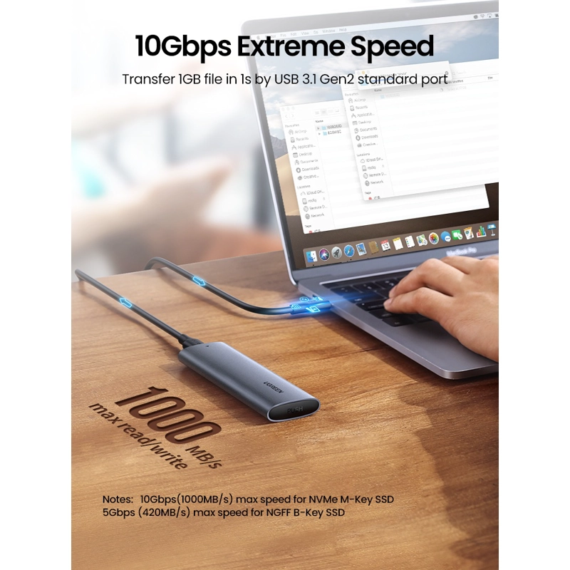 CABLE DE DATOS 3.0 M/M PARA DISCO DURO EXTERNO USB-A/MICRO-B 1 METRO - 4