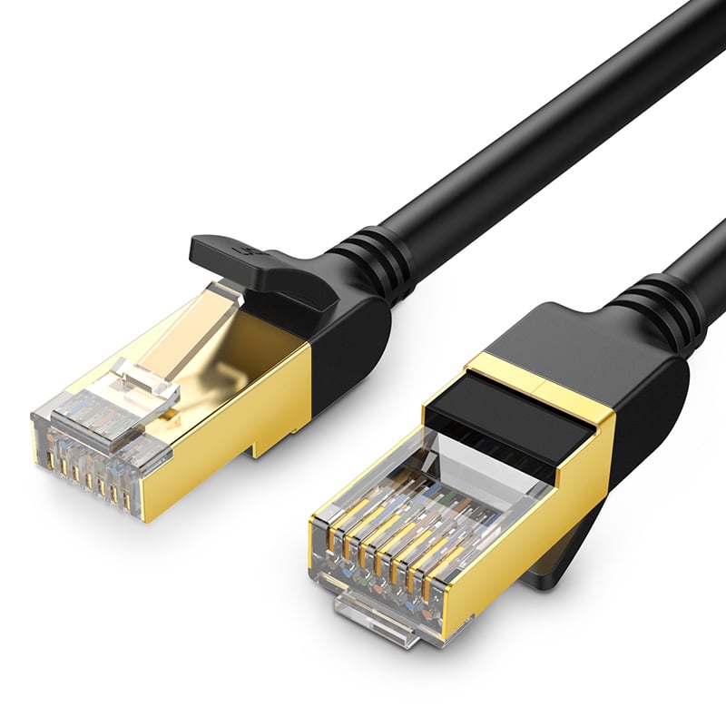 CABLE DE RED 5 METROS CAT7 F/FTP (10GBPS) NEGRO UGREEN NW107 - 1