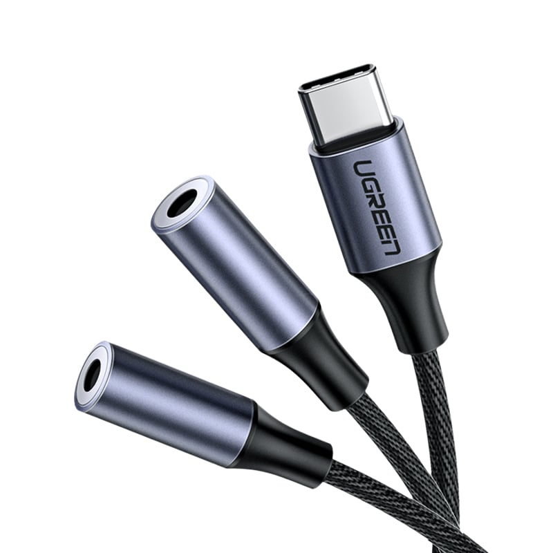UGREEN DIVISOR DE AUDIO ESTE REO USB-C A 2 JACK 3.5MM UGREEN AV144