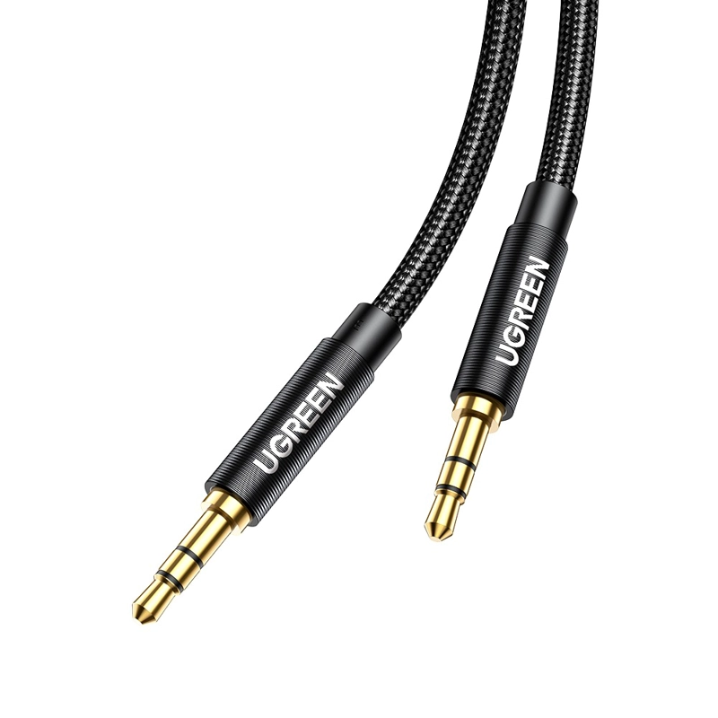 CABLE AUXILIAR 35MM MM 2M TRENZADO NEGRO UGREEN - 3