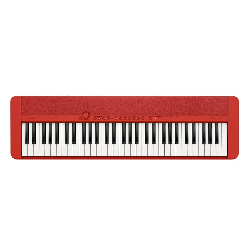 TECLADO CASIO 61 TECLAS CT-S1BKC2 ROJO - 1