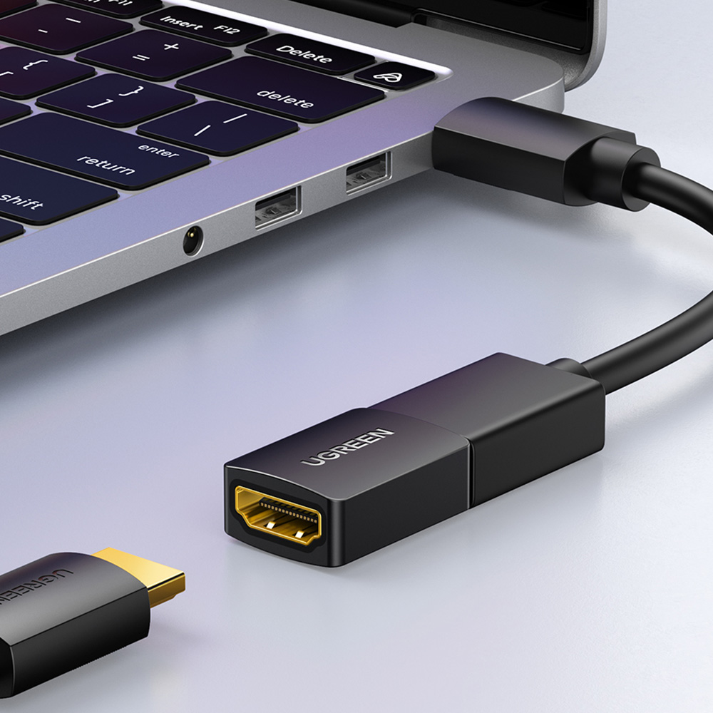 COPLA DE EXTENSION HDMI 2.0 H/H NEGRO UGREEN 20107 - 2