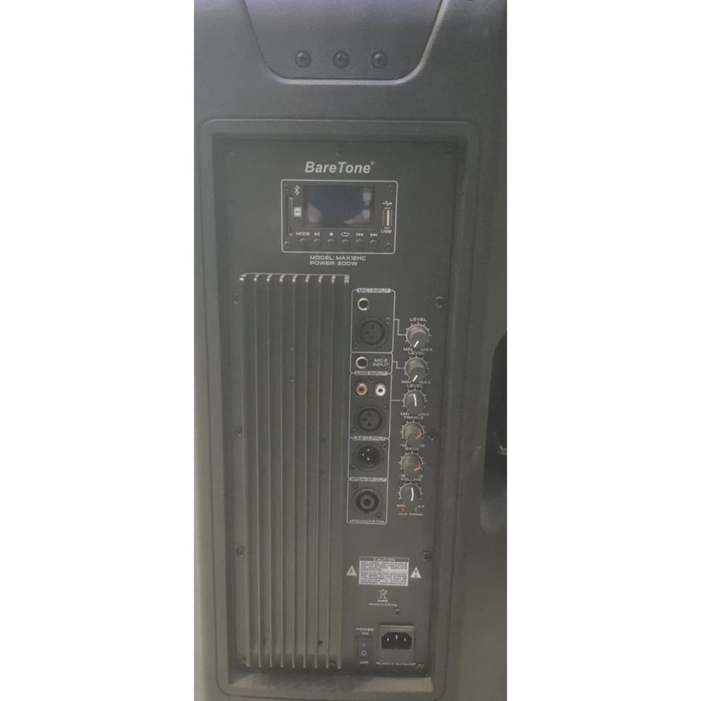 BAFLE BARETONE MAX12HC ACTIVO PROFESIONAL 12P - 3