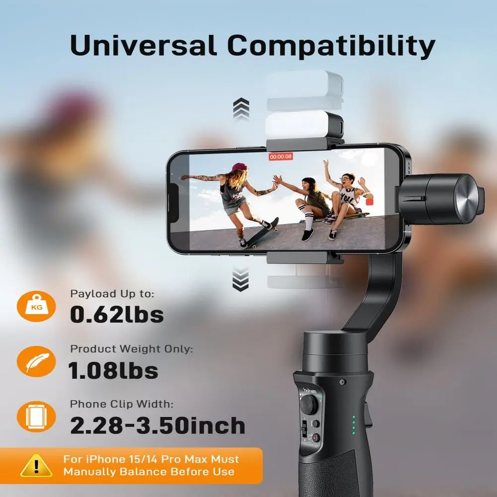 ESTABILIZADOR HOHEM ISTEADY MOBILE+ KIT - 3