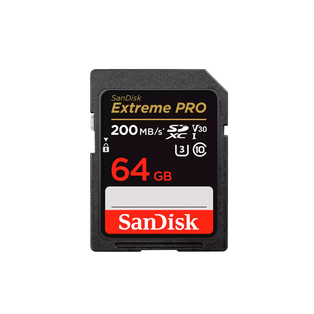 TARJETA SD 64GB EXTREME PRO R200MB/S - W90MB/S 633X SANDISK - 1