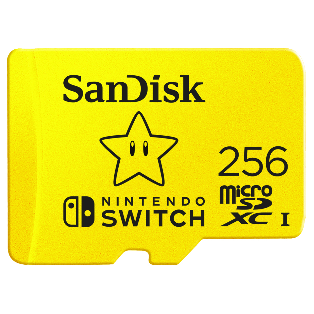 TARJETA MICROSD 256GB NINTENDO SWITCH UHS-I U3 SANDISK - 1