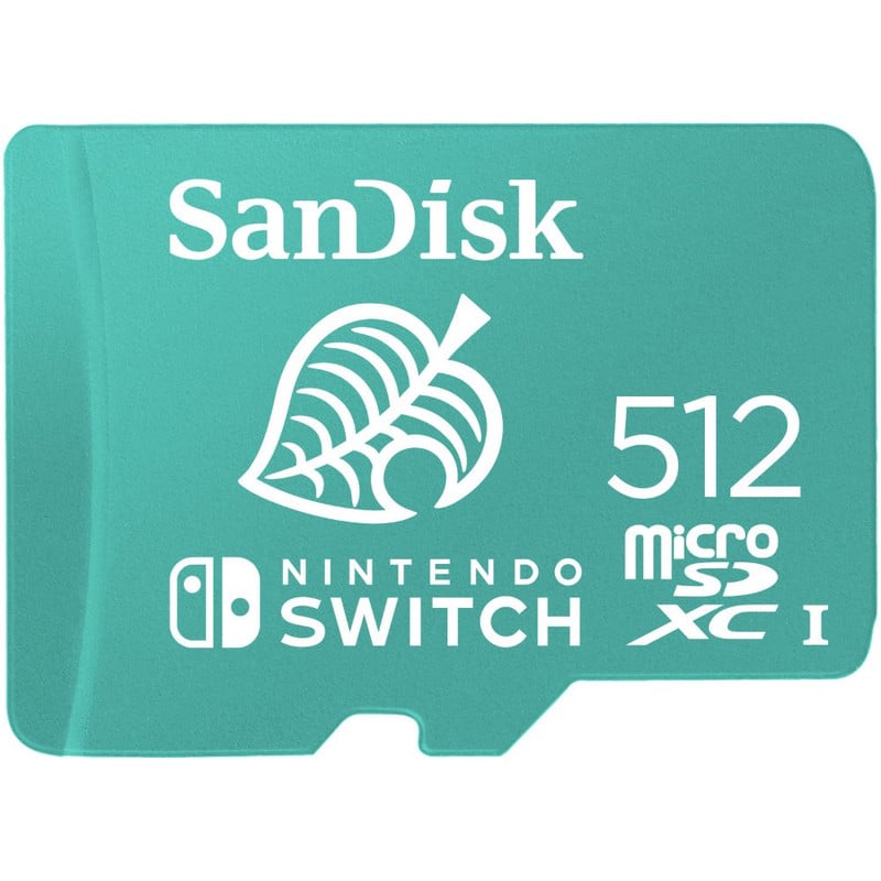 TARJETA MICROSD 512GB NINTENDO SWITCH UHS-I U3 SANDISK