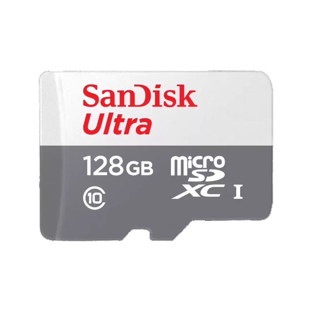 TARJETA MICROSD 128GB SANDISK ULTRA XC CLASE 10/ADAPTADOR SD - 1
