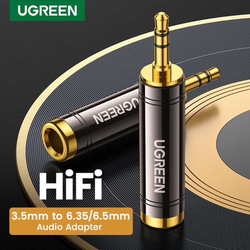 ADAPTADOR JACK 63MM H A PLUG 35MM ESTE REO UGREEN - 4