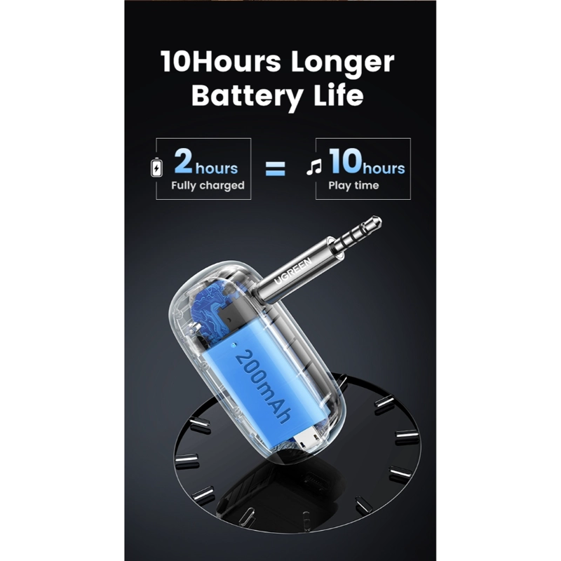 RECEPTOR AUDIO 35MM BT 50 RECARGABLE UGREEN - 4