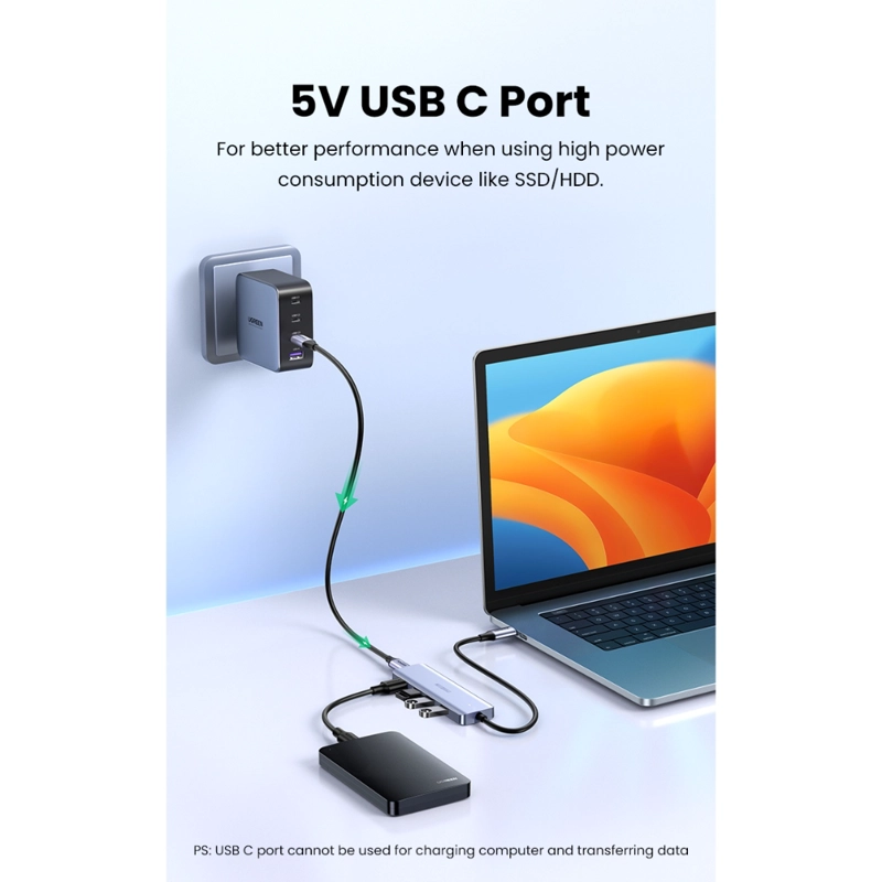 HUB USB-C A 4 USB-A 30 ALUMINIO UGREEN - 3