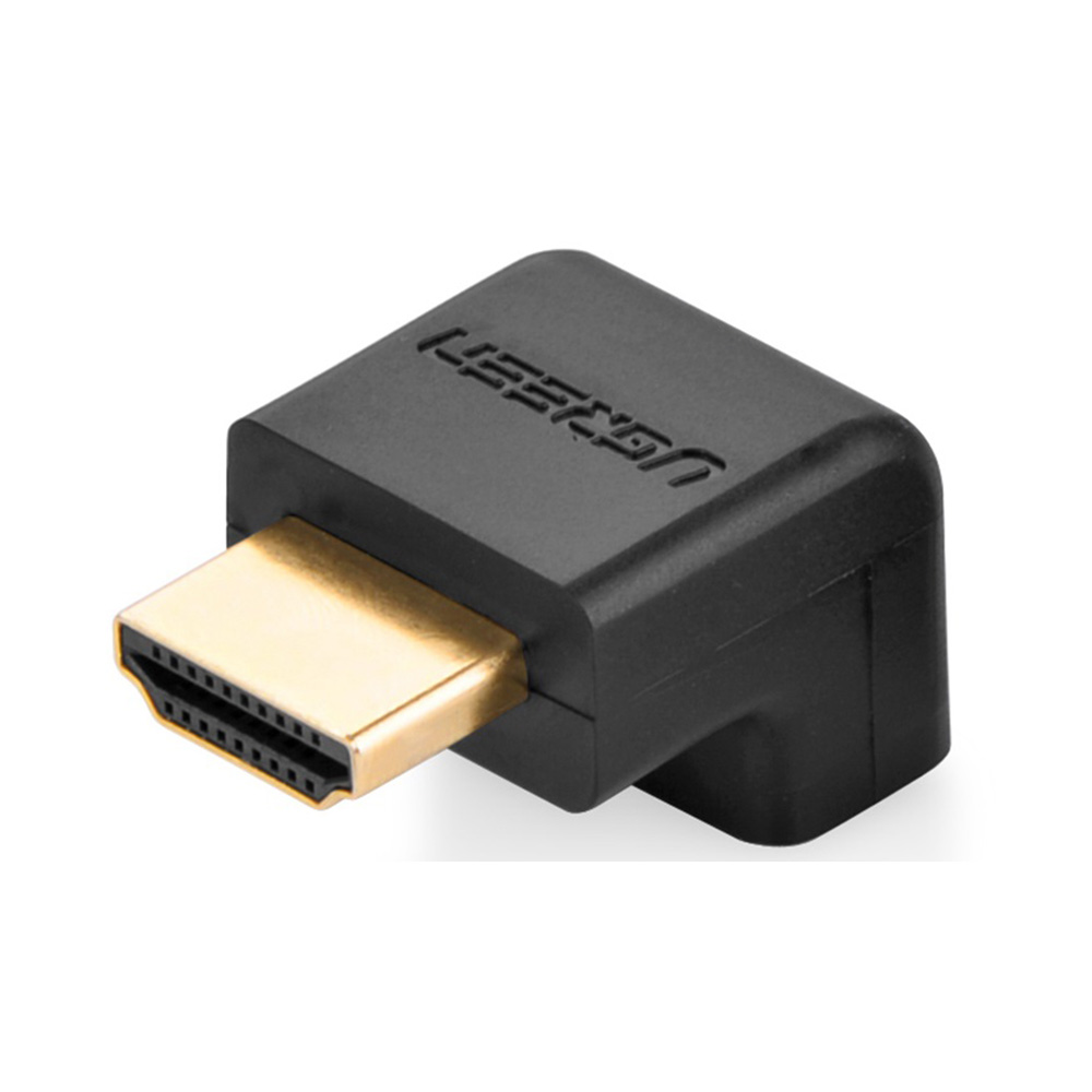 ADAPTADOR CURVO HDMI 2.0 4K@60HZ M/H DOWN NEGRO UGREEN HD112 - 1