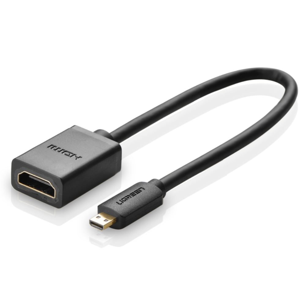 CABLE MICRO-HDMI A HDMI 20CM NEGRO UGREEN - 1
