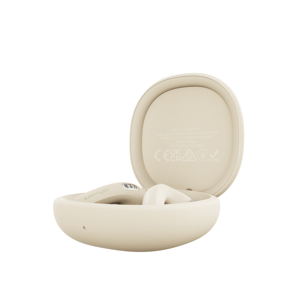 AUDIFONOS HIFUTURE FLYBUDS 4 ANC TWS EN COLOR BLANCO 35 H - 4