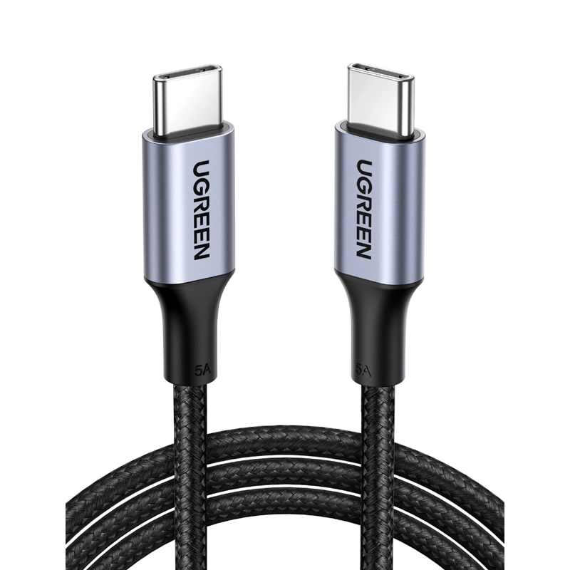 CABLE USB-C A USB-C 100W 2M REFORZADO NEGRO UGREEN US316 - 1