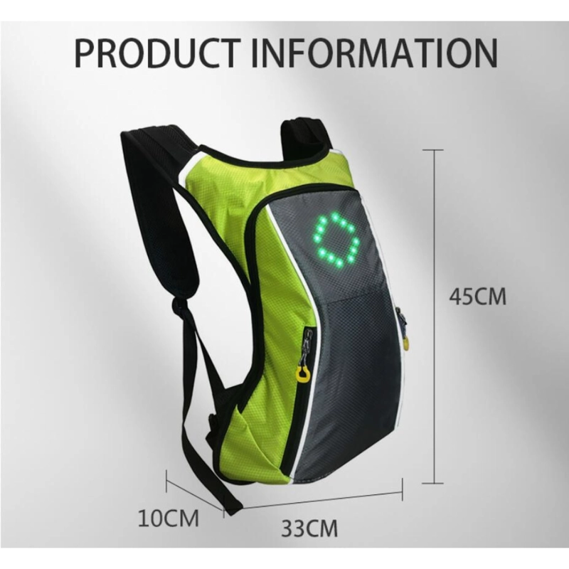 MOCHILA REFELCTANTE CON SEÑALIZADOR - 4