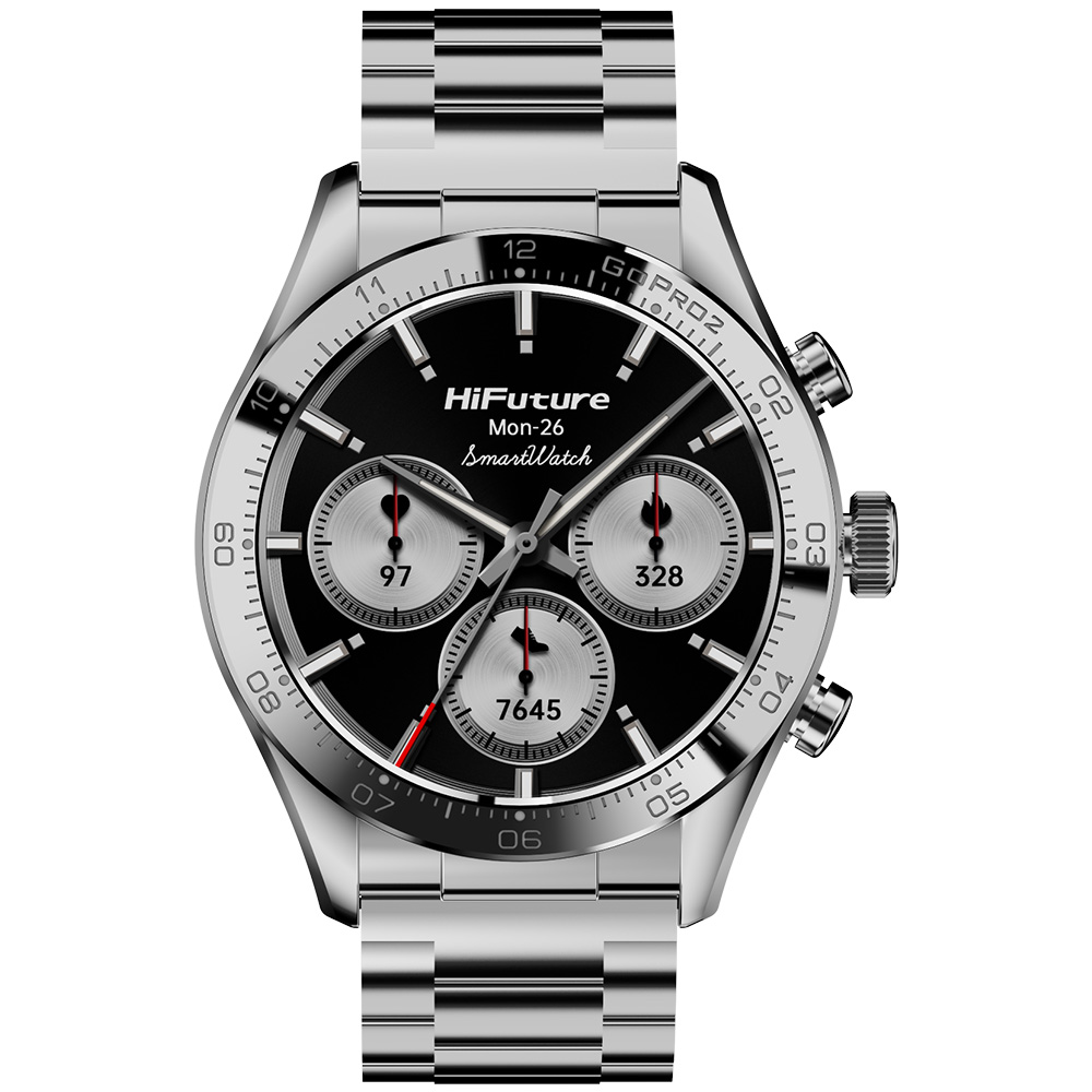 SMARTWATCH GO PRO 2 METALICO SILVER WATERPROOF 33 MM AMOLED - 1