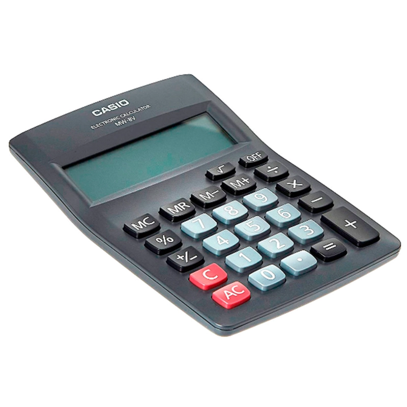 CALCULADORA DE BOLSILLO COLOR NEGRO MW-8V-BK - 3