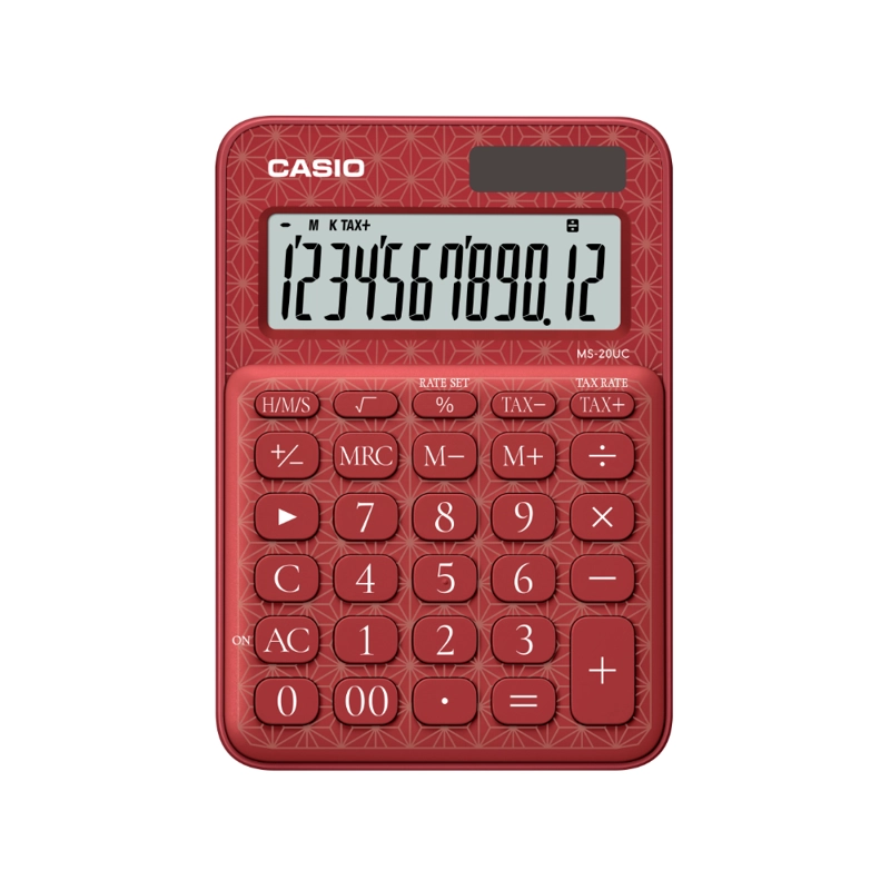 CALCULADORA CASIO SOBREMESA MS-20UC-JRD - 1
