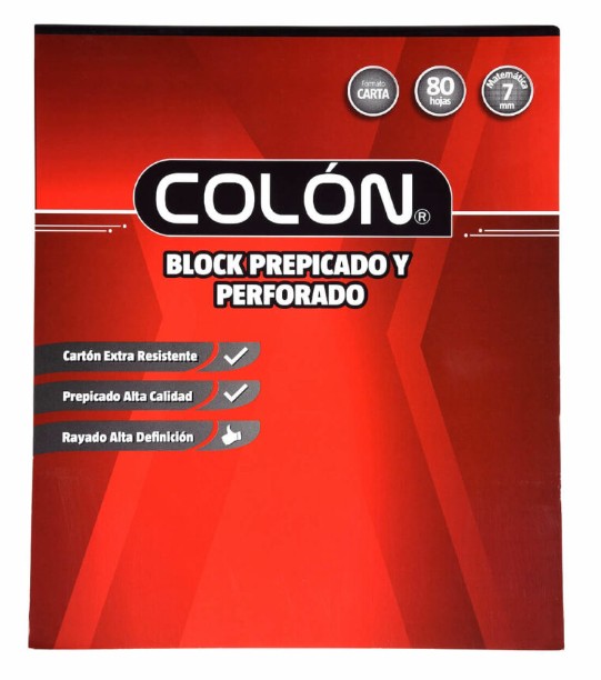 BLOCK CARTA MATEMATCAS 7 MM 80 HOJAS - 1