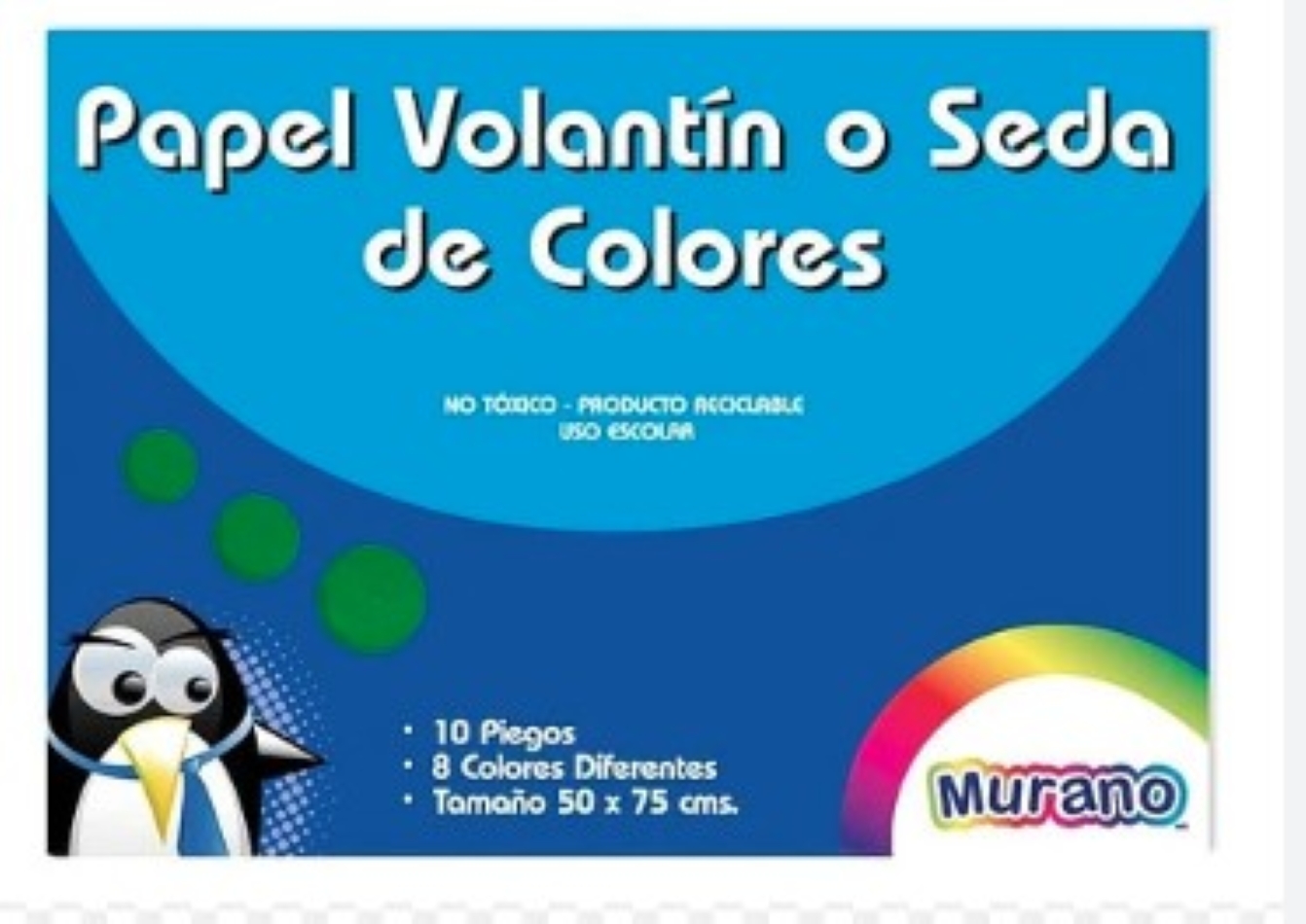 CARPETA PAPEL CREPE DE COLORES - 1