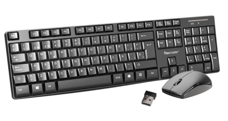 COMBO TECLADO Y MOUSE INALAMBRICO - 1