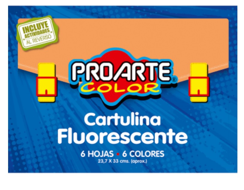CARPETA CARTULINA FLUORESCENTE - 1