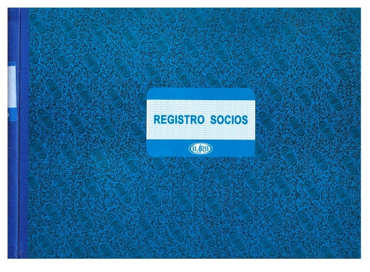 LIBRO REGISTRO DE SOCIOS 50 HOJAS EL ARTE - 1