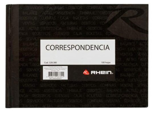 LIBRETA CORRESPONDENCIA 100 HOJAS RHEIN - 1