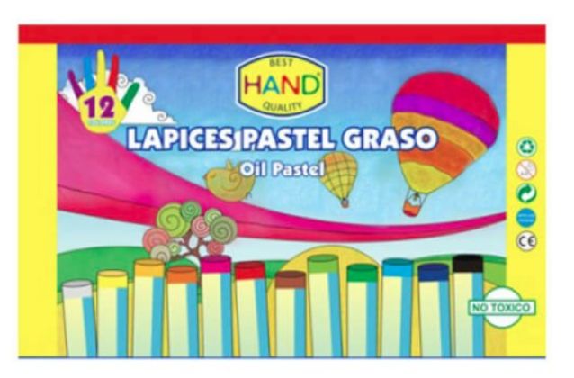 LAPICES PASTEL GRASO 12 UNIDADES - 2