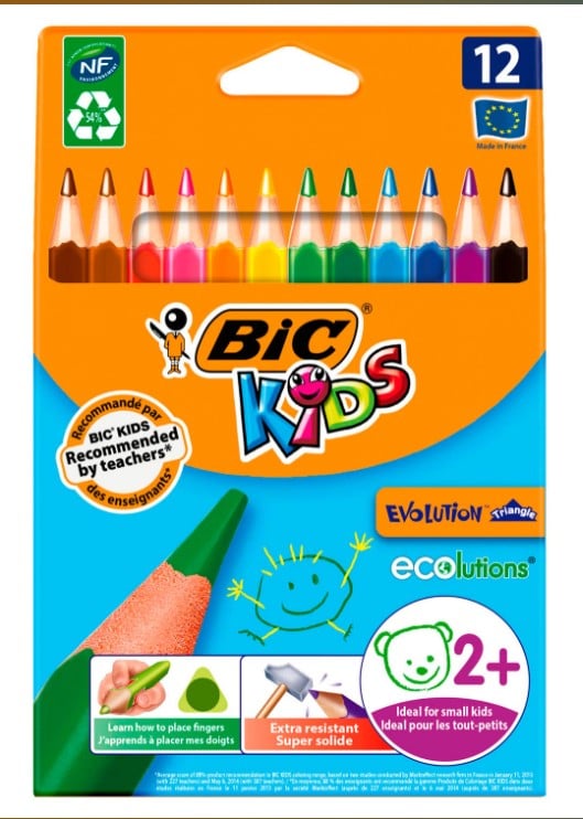 LAPICES DE COLORES PUNTA TRIANGULO - 1