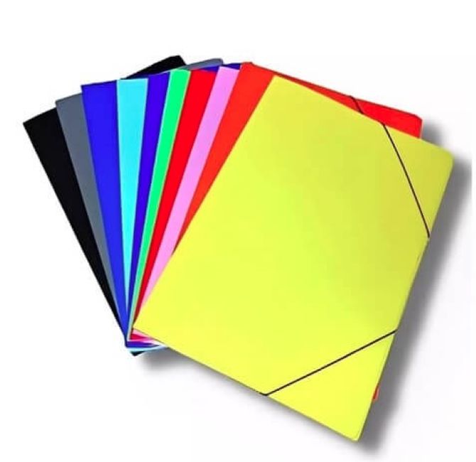 CARPETA TAMAÑO OFICIO CON ELASTICO JM IMPORT - 1