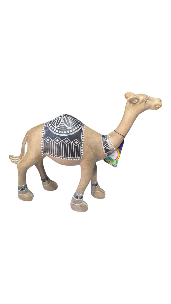 FIGURA DECORATIVA CAMELLO POLIRESINA - 2