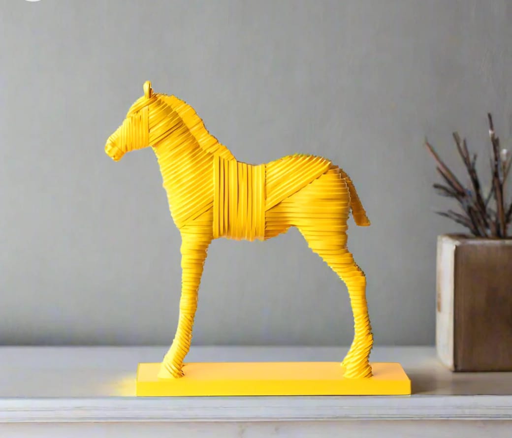 FIGURA DE CABALLO APRICUS AMARILLO - 2
