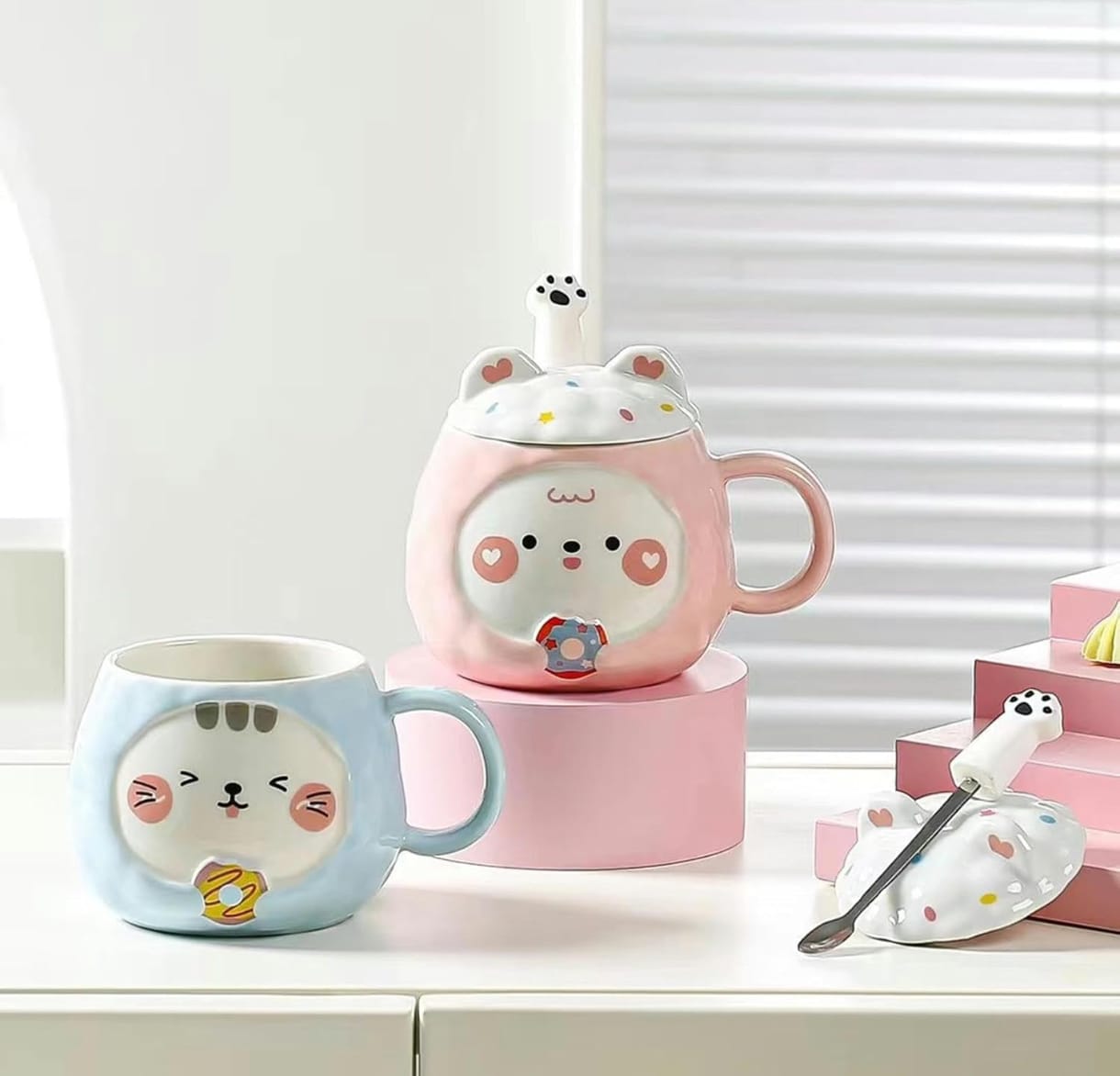 TAZA DE GATITO ANIMADO - 2