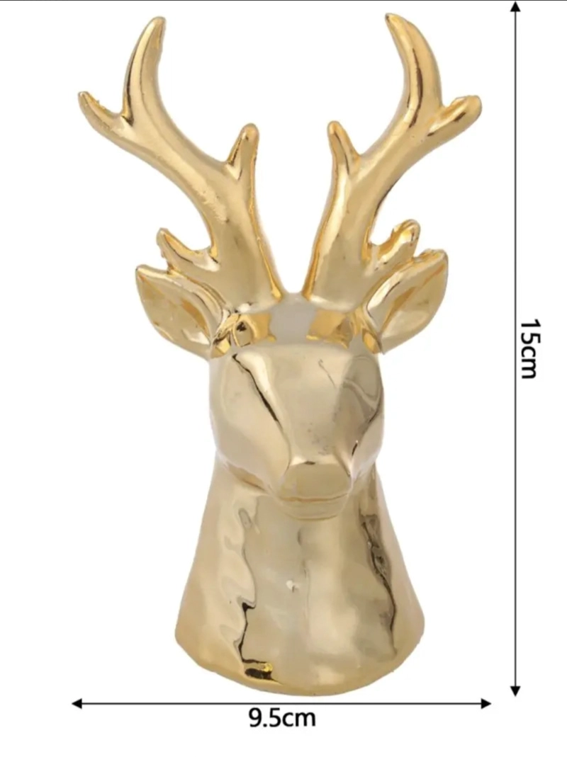 FIGURA DE ALCE DORADO - 3