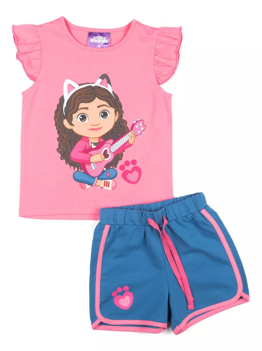 POLERA Y SHORT DE GABBY'S DOLLHOUSE TALLA 3 - 2