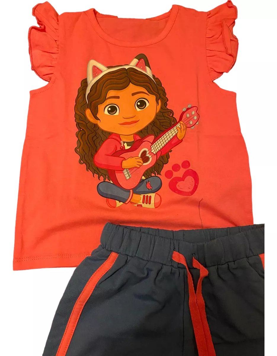 POLERA Y SHORT DE GABBY'S DOLLHOUSE TALLA 3 - 3