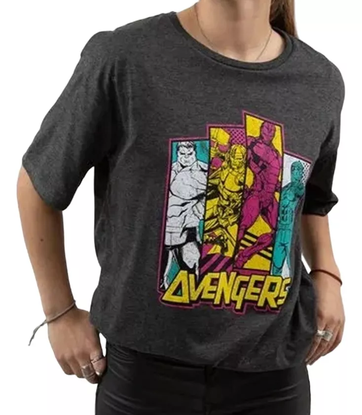 POLERA MARVEL AVENGERS DIFERENTES TALLAS - 1