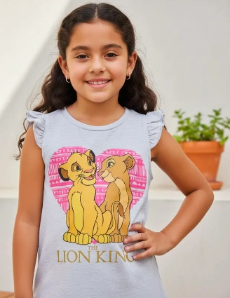 POLERA SIMBA Y NALA REY LEON DISNEY TALLA 8 - 1