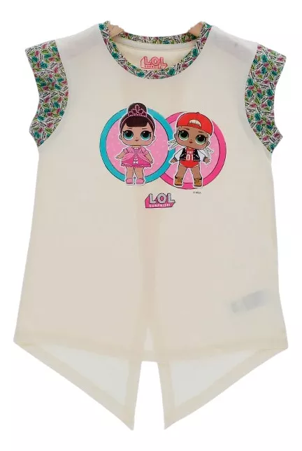 POLERA DE NIÑA TALLA 8 DISEÑO LOL SURPRICE - 1